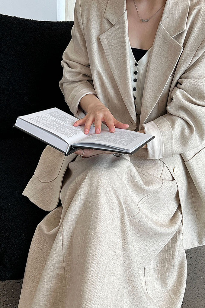 Linen Relaxed Fit Blazer