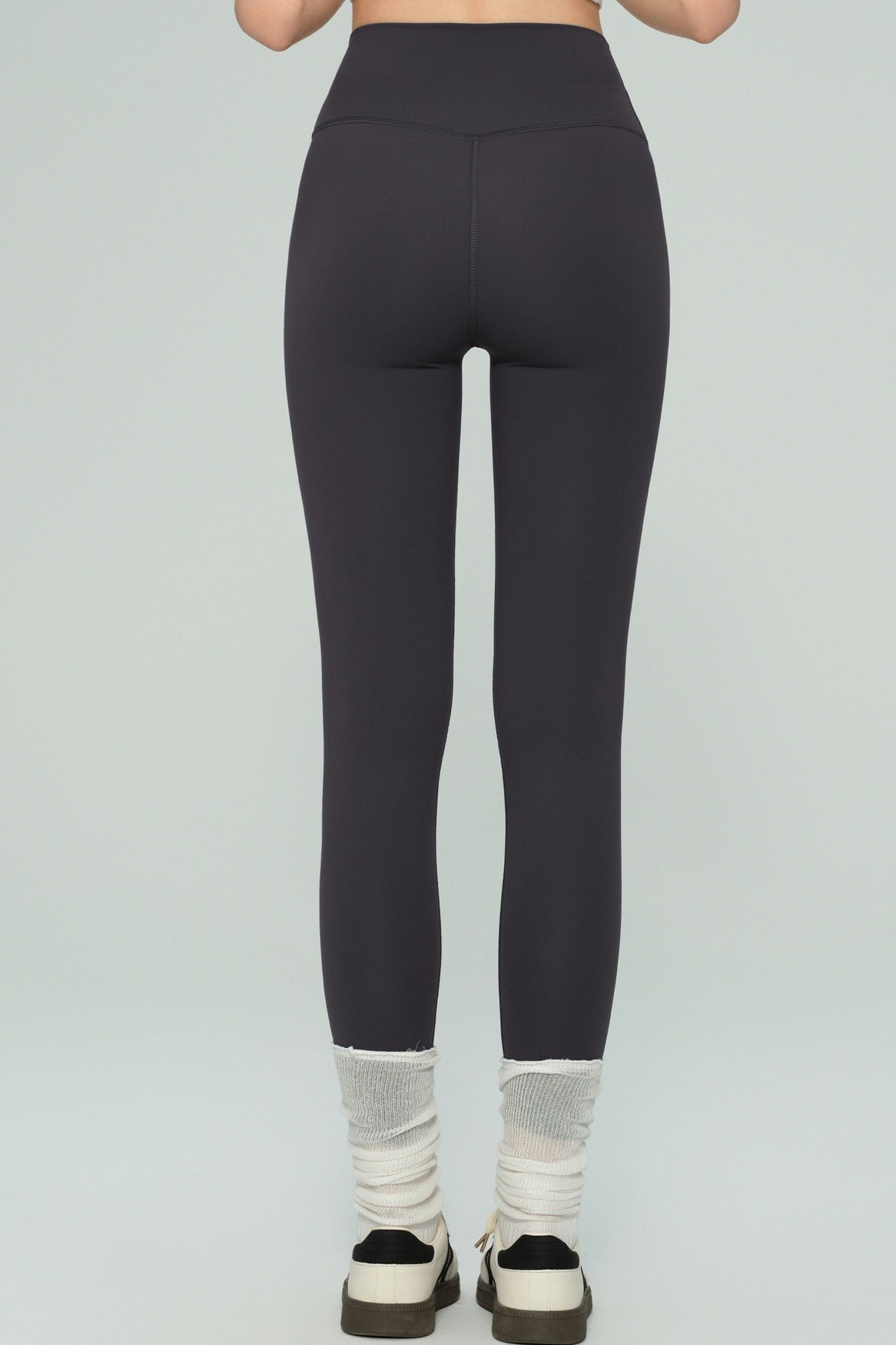 Leggings modellanti a vita alta foderati in pile