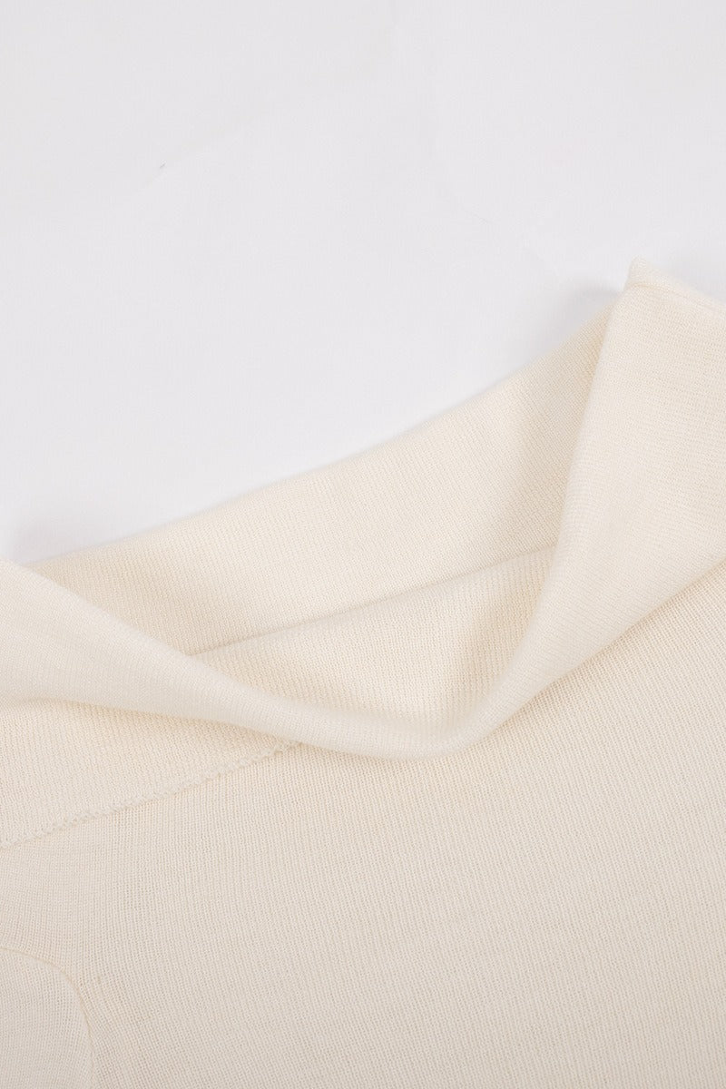 Slim Fit Off-Shoulder Knit Top