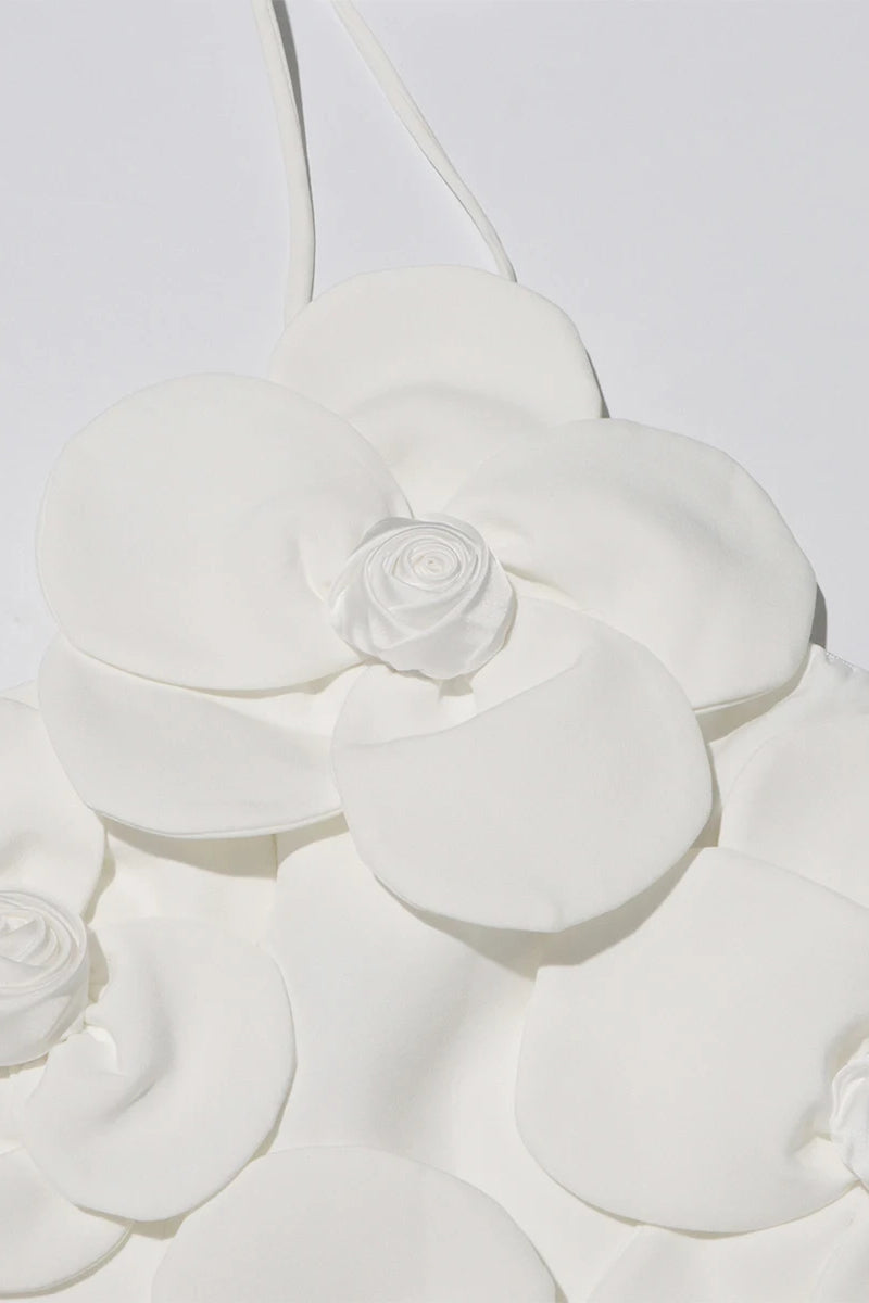 Patchwork-Applikationskleid im Bohème-Stil