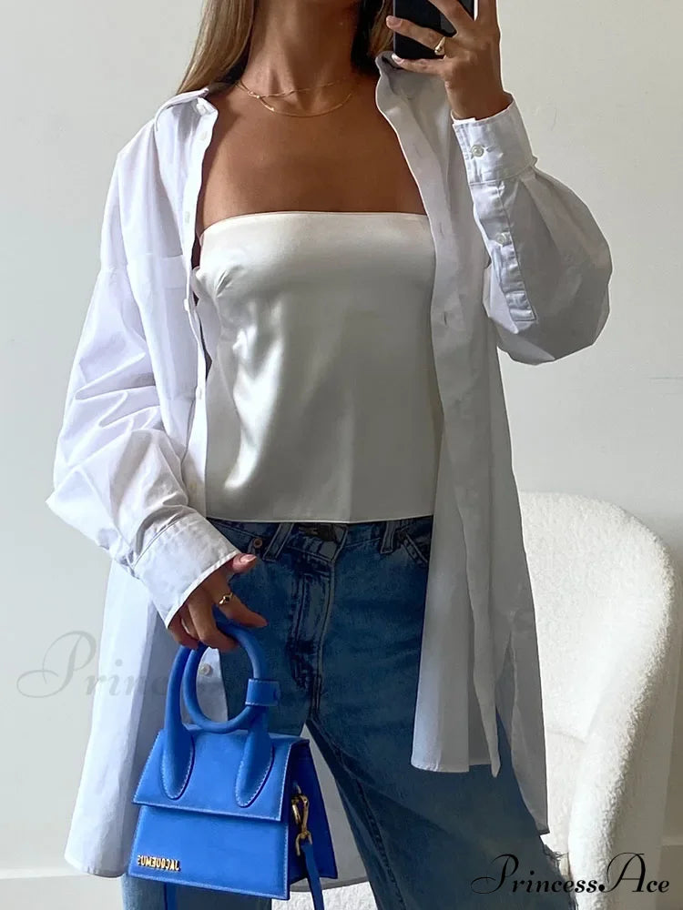 Satin Backless Crop Women Green Summer Cami Bandage Sleeveless Strapless Off Shoulder Tank top