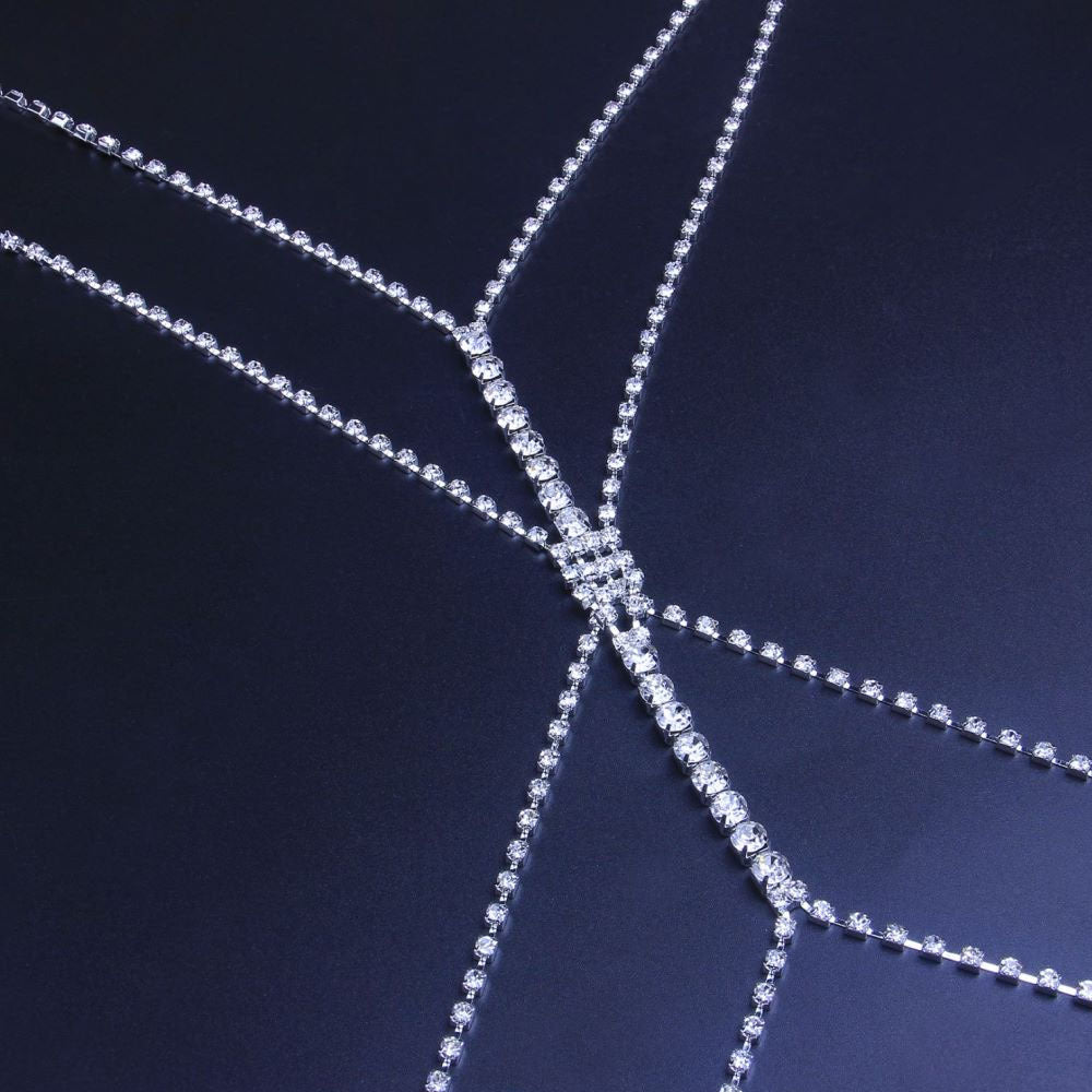 Full Rhinestone Sexy Chest Body Chain