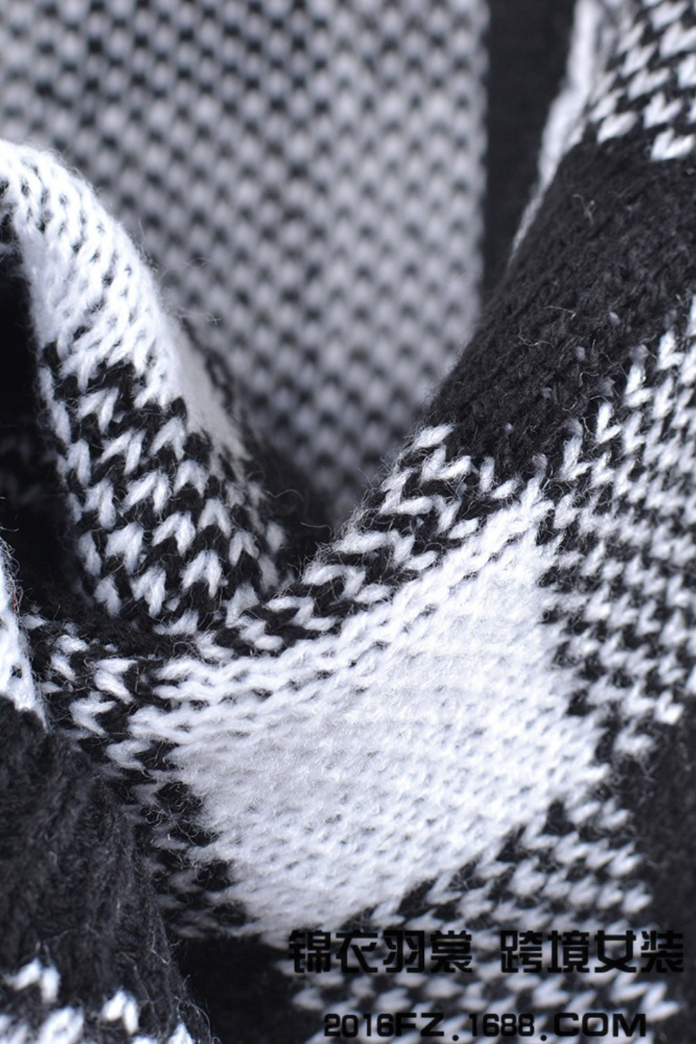 Fitted Tartan Button Cardigan