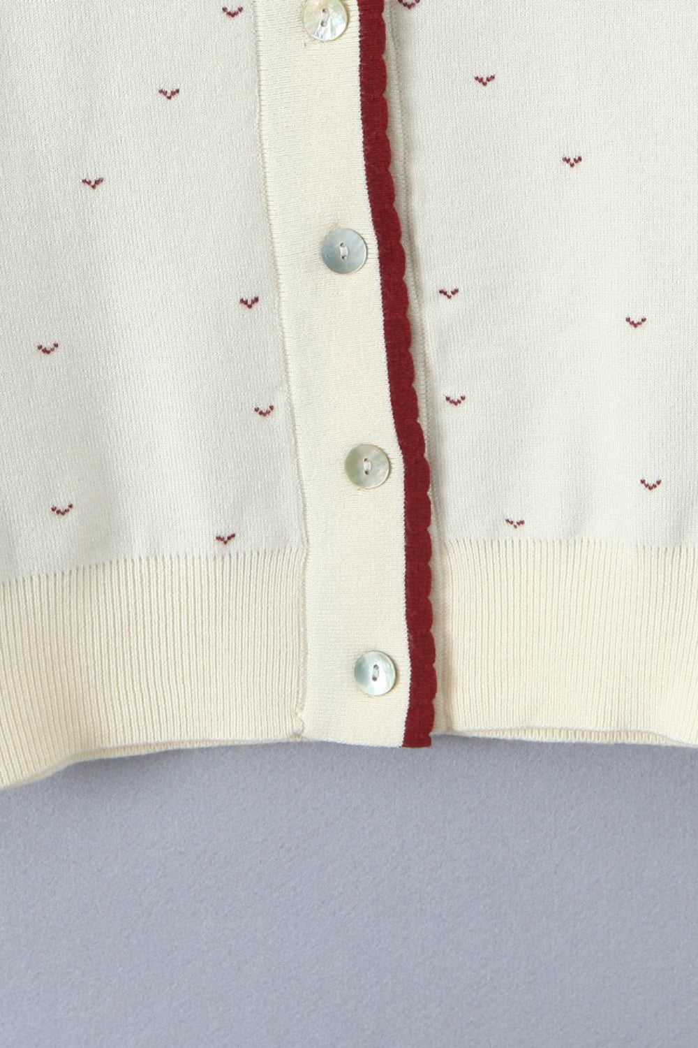 Cárdigan con Botones Estilo Francés