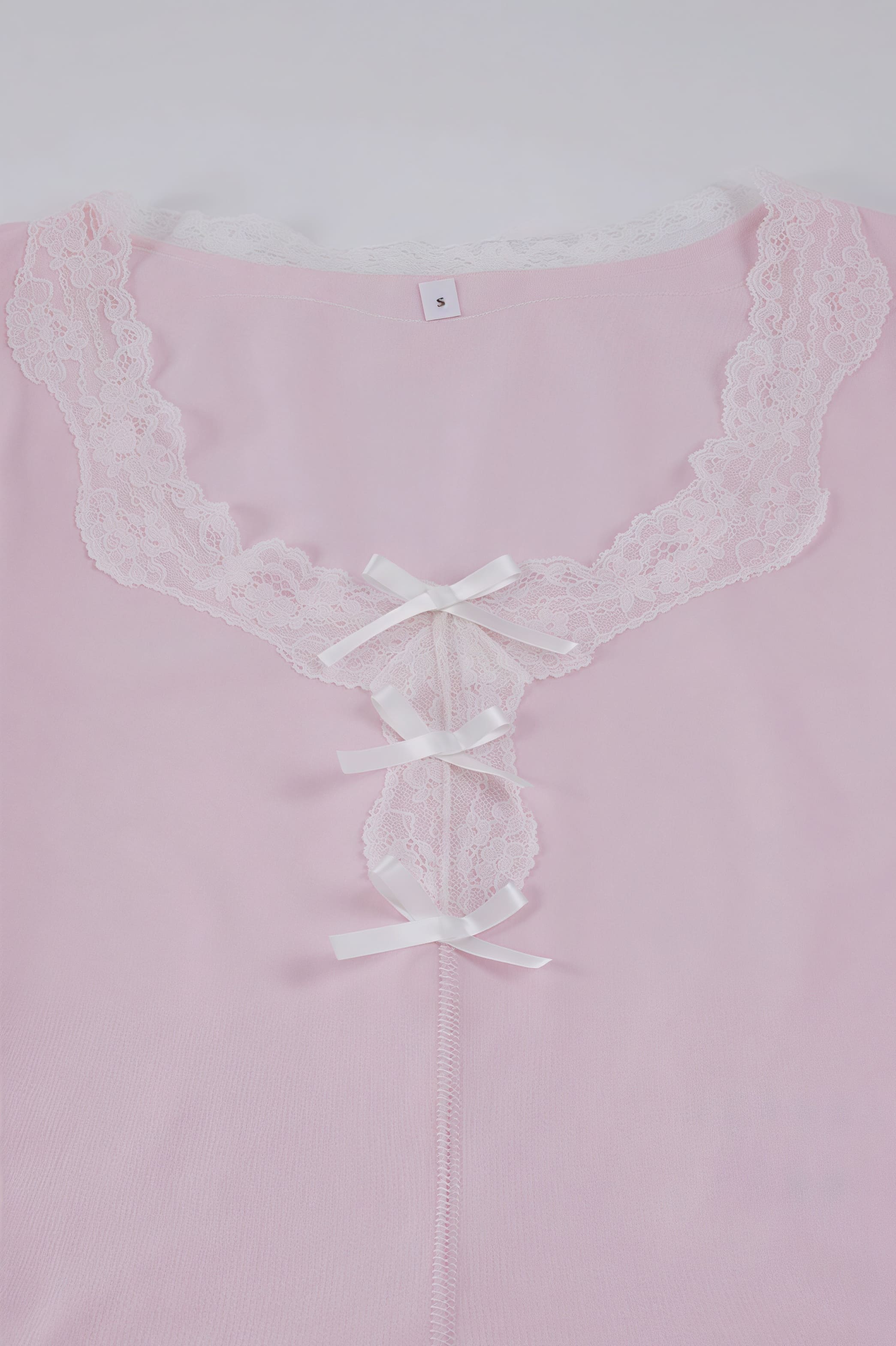 Ensemble de culottes à manches longues avec nœud en dentelle romantique française