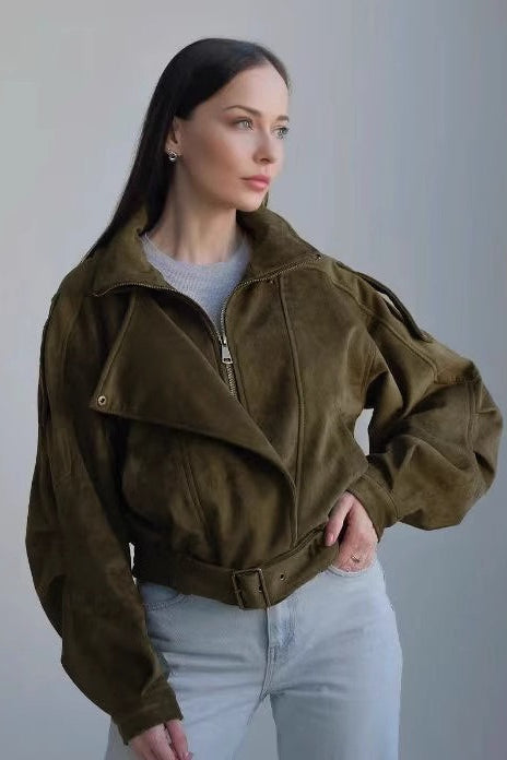 Brown Relaxed Fit Vintage Jacket