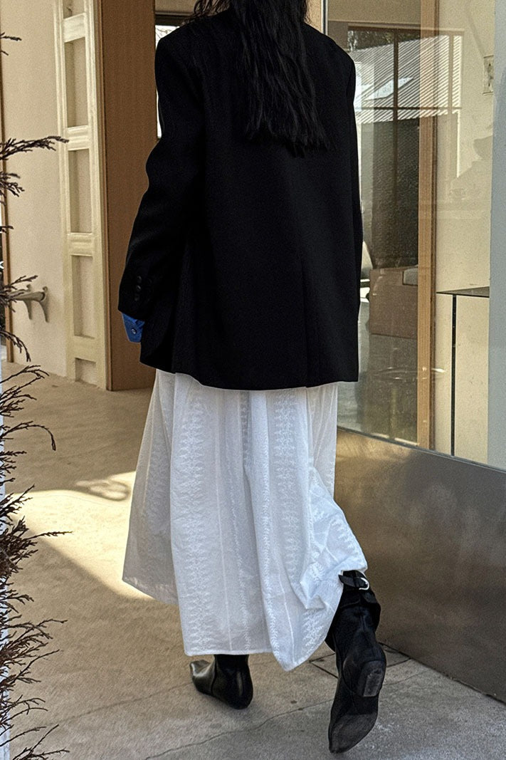 Elegantní neformální sako s barevnými bloky