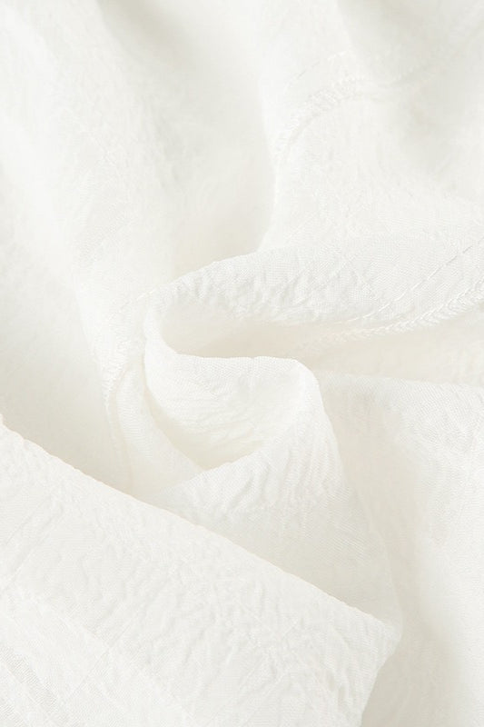 Strukturierter Flechtrock mit niedrigem Bund und A-Linien-Form