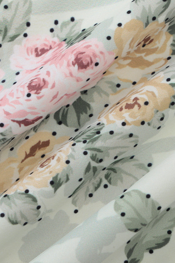 Cami-Taillen-Slim Sexy Vielseitiges Blumenkleid
