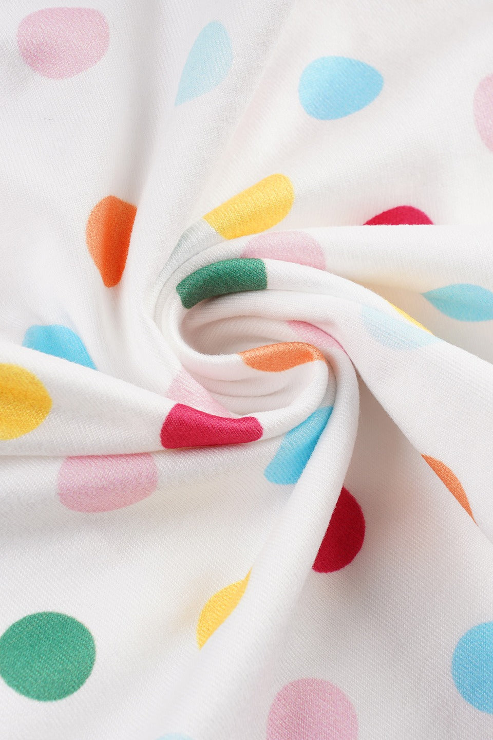 Buntes gepunktetes Neckholder-Enganliegendes Kurzoberteil