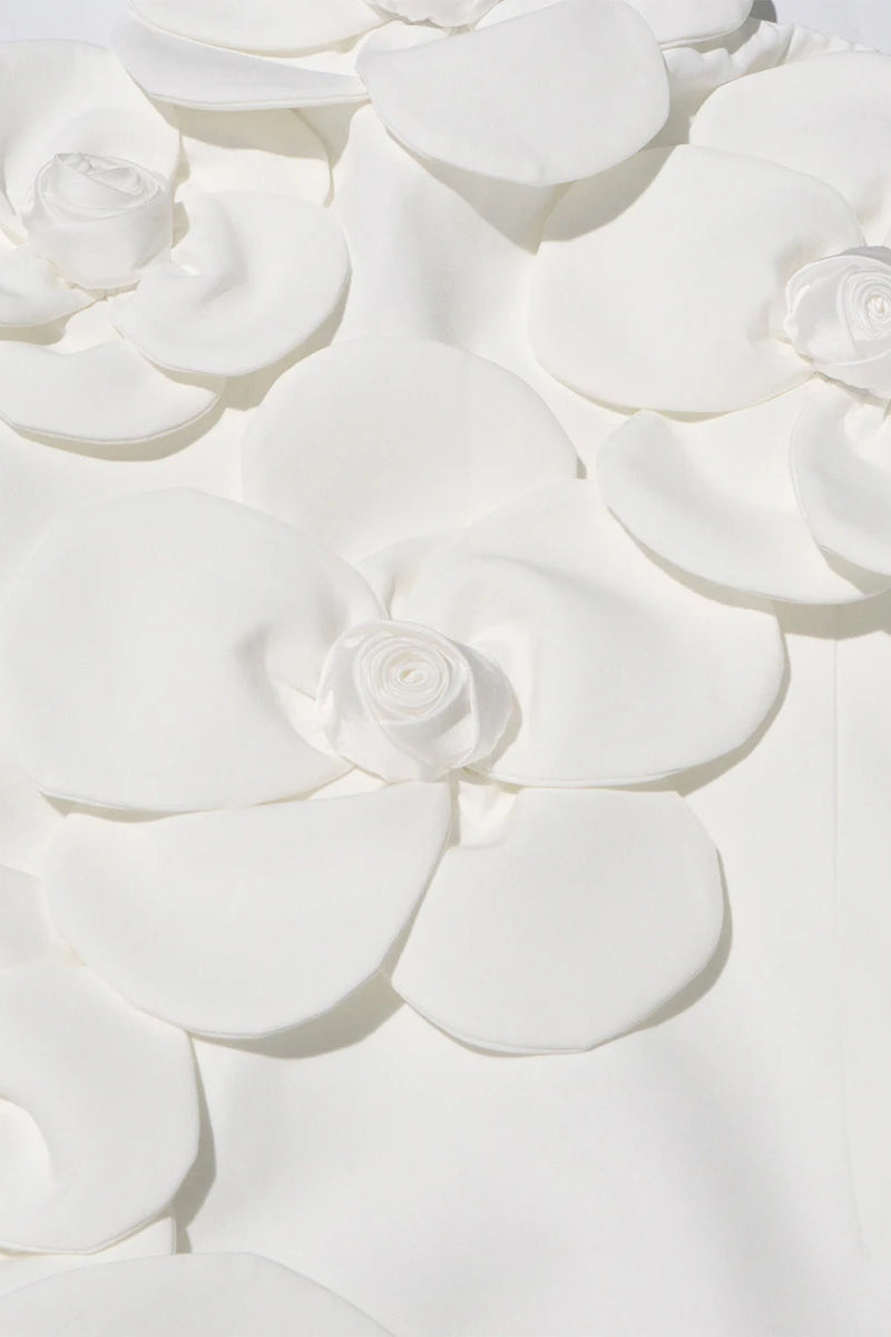 Patchwork-Applikationskleid im Bohème-Stil