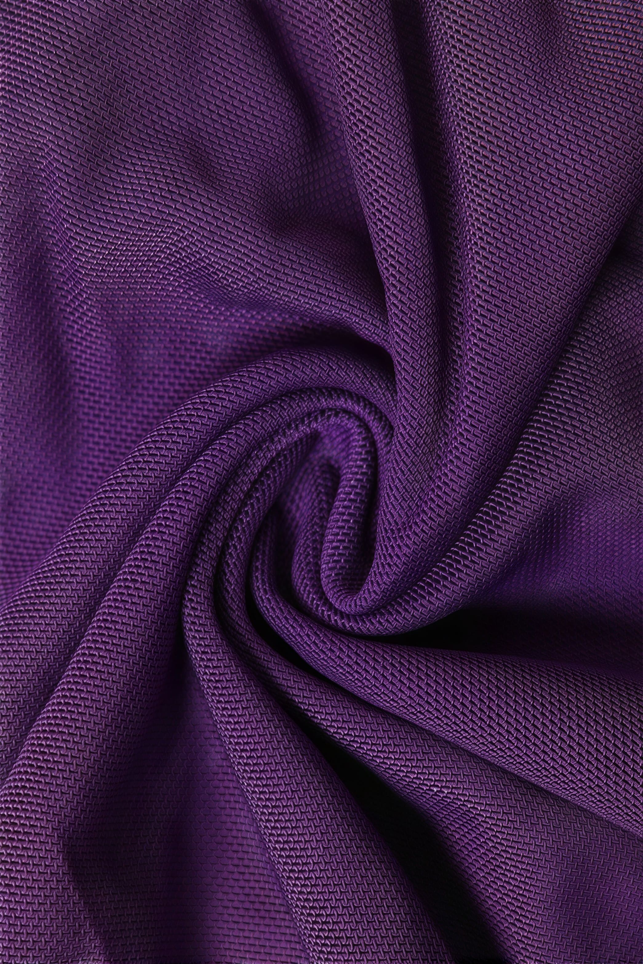 Sexy jednobarevný úzký elegantní průsvitný top s mašlí fialový