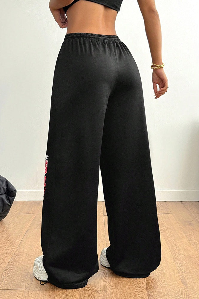 Bedruckte lockere Freizeithose im Hip-Hop-Stil