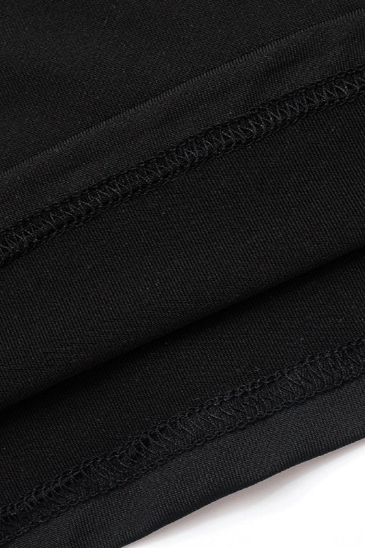 Haut court à manches courtes, dos nu, à pois