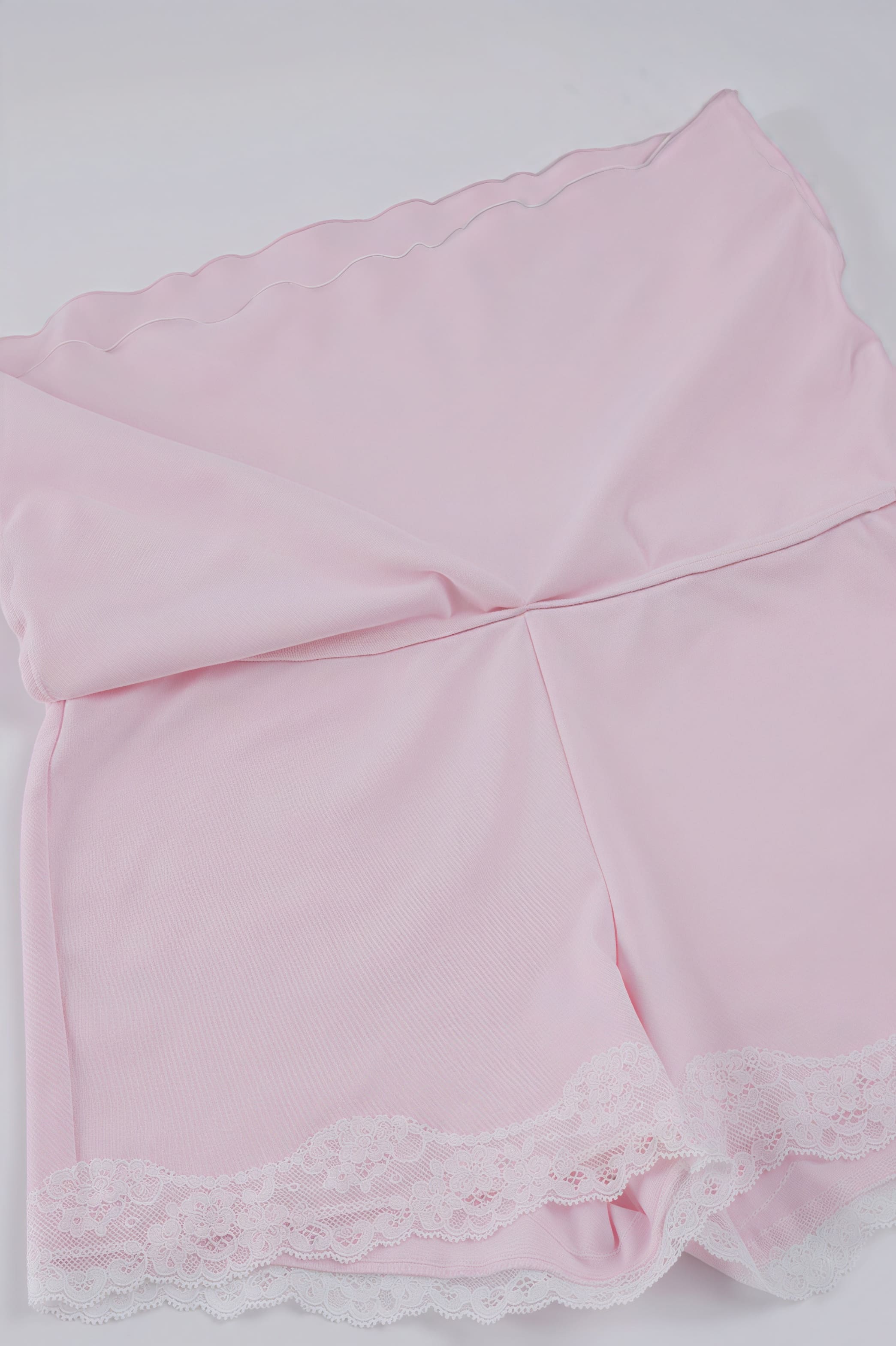 Ensemble de culottes à manches longues avec nœud en dentelle romantique française