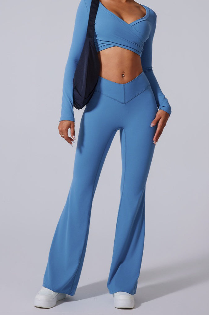 V-Waist Brushed Booty Lifting Workout Leggings