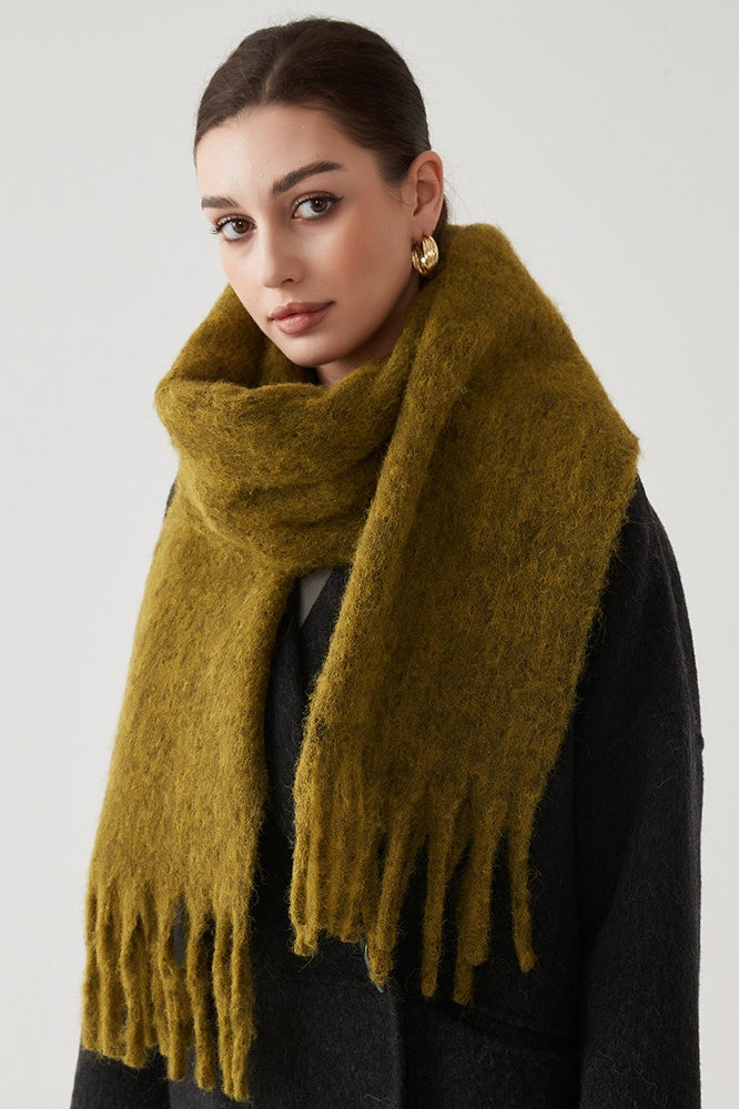 Wool Blend Blush Pink Scarf