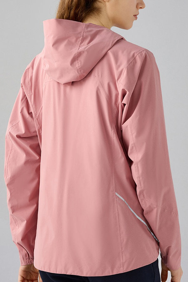 Veste à capuche doublée en polaire coupe-vent