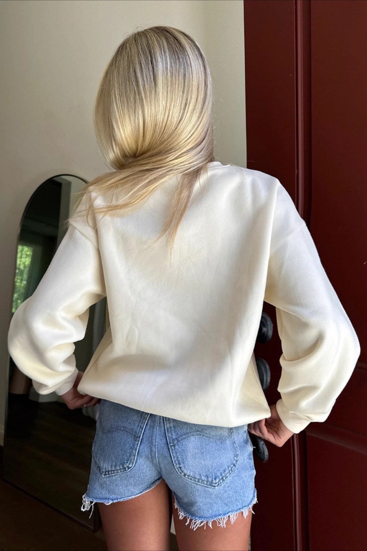 Camicia Dolce Elegante a Girocollo Morbido