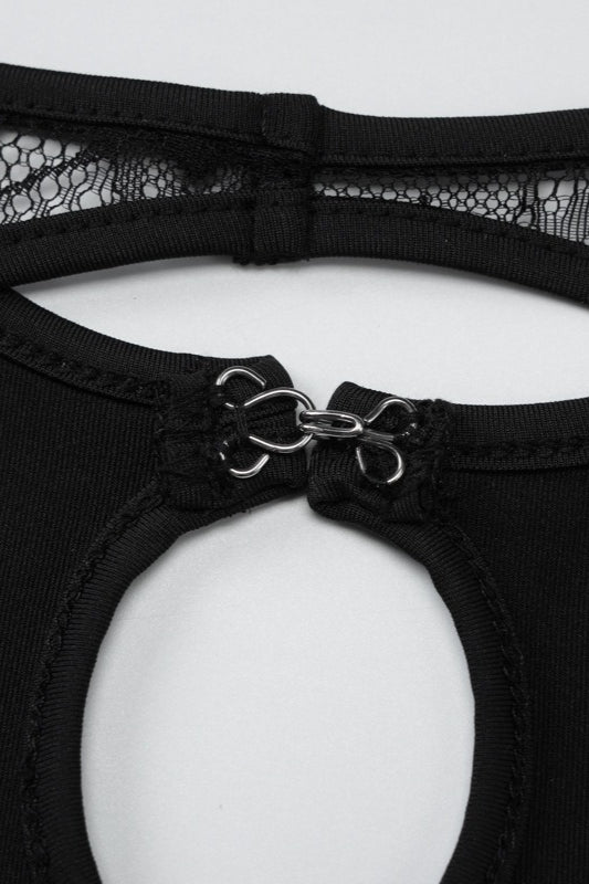 Abito lungo sexy con schiena scoperta e ritagli