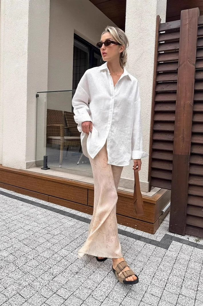 Camicia a maniche lunghe informale