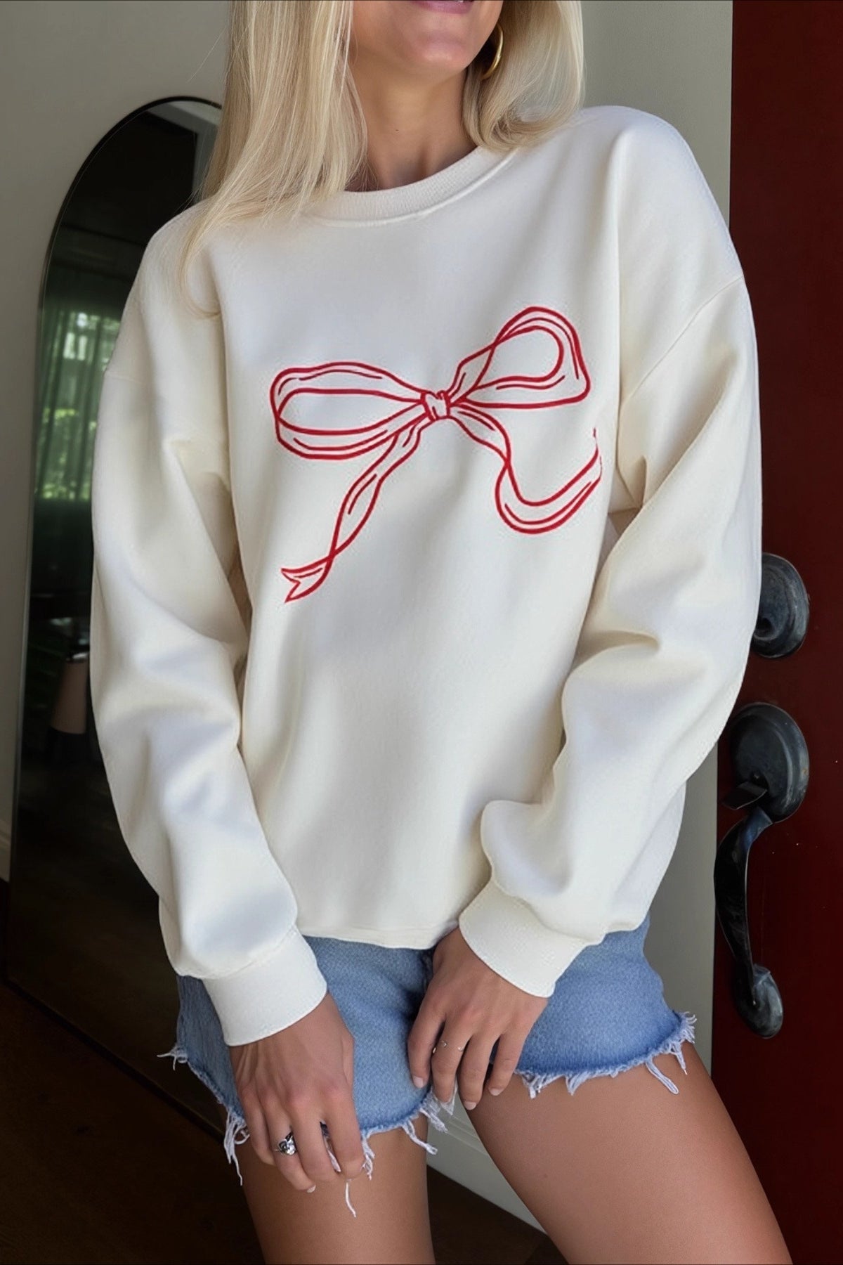 Camicia Dolce Elegante a Girocollo Morbido