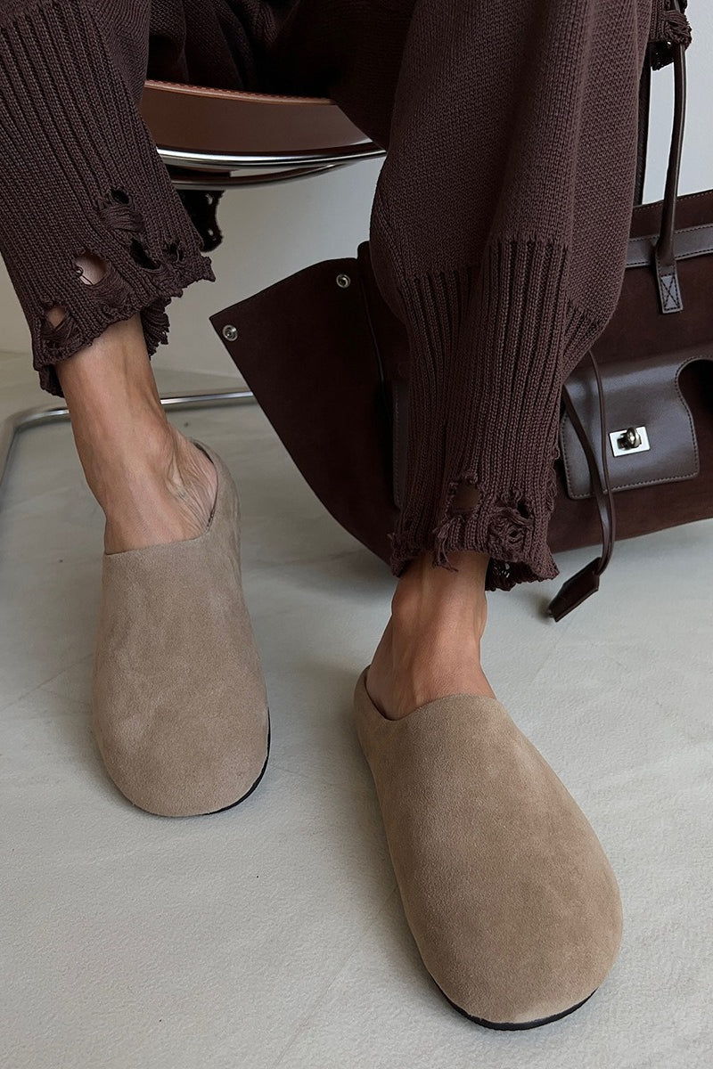 Solider grob gestrickter Pullover mit Rundhalsausschnitt, zweiteiliges Set