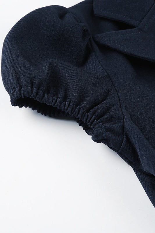 Commuter Preppy Bow Tie Button Down Blouse