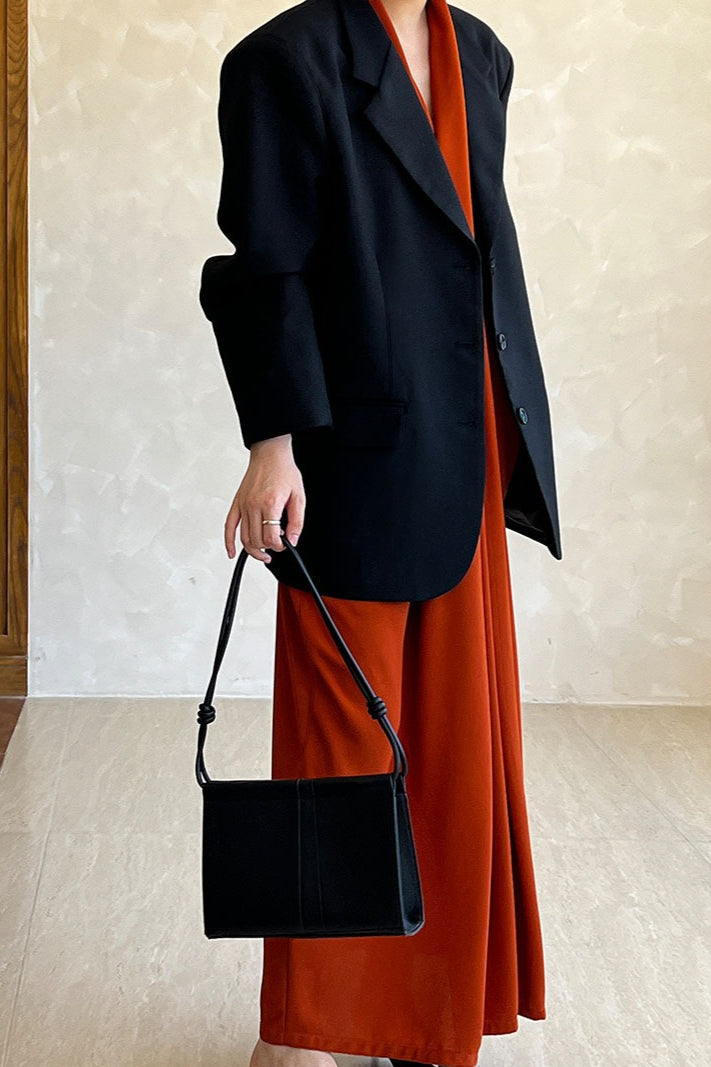 Vintage neformální sako s dlouhým rukávem