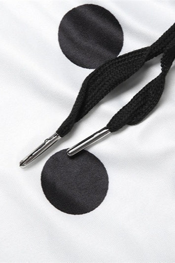 Set di due magliette aderenti con stampa numerica