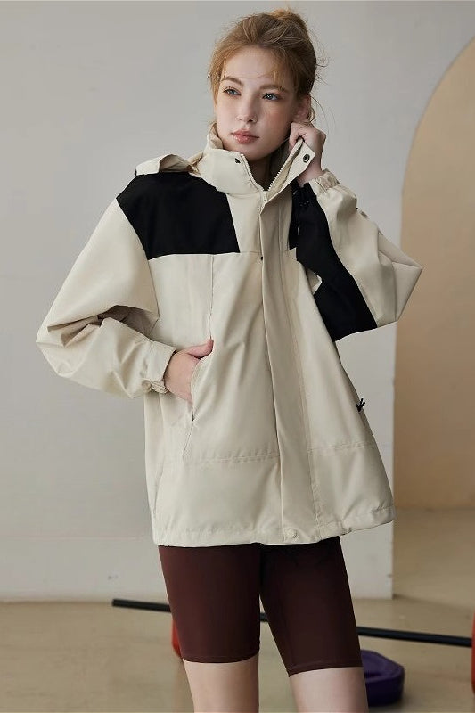 Veste de sport professionnelle coupe-vent et imperméable pour yoga et course