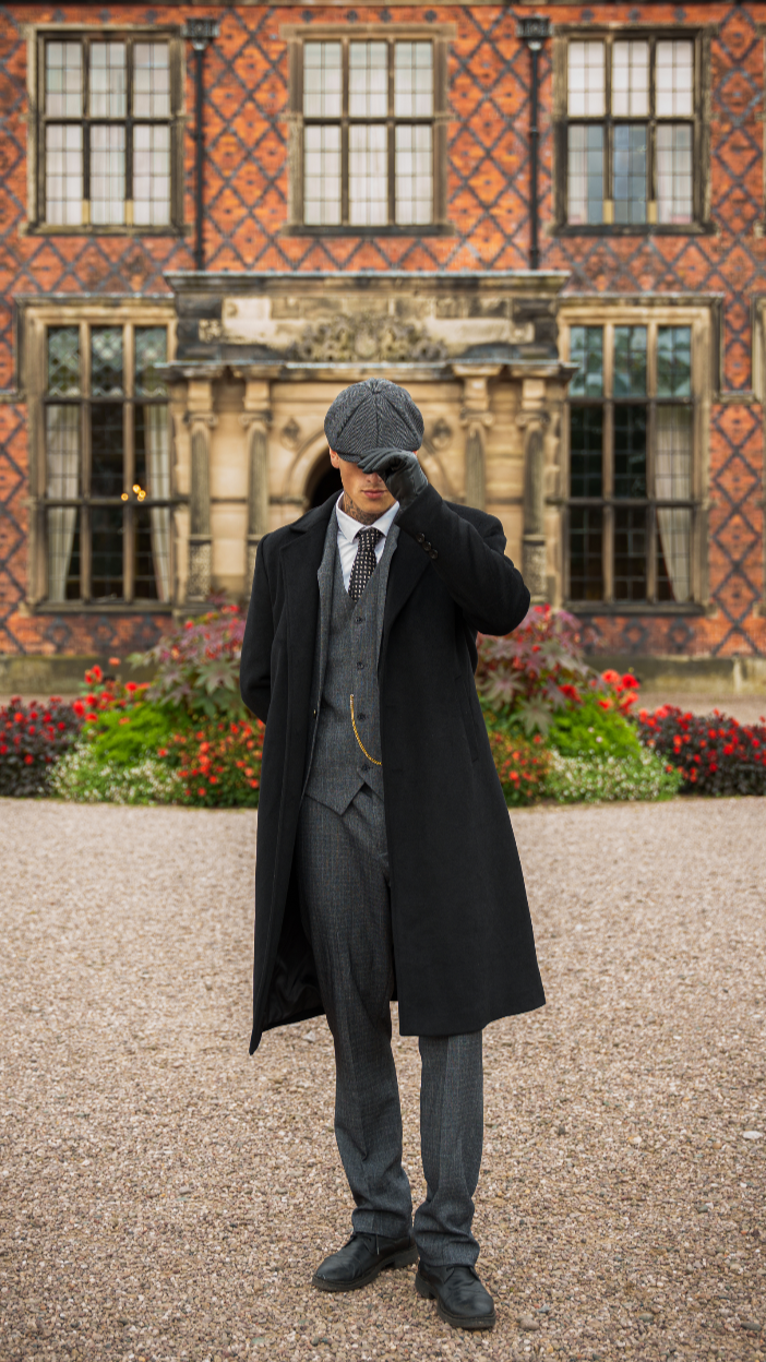 Tommy – Manteau long en laine homme style British