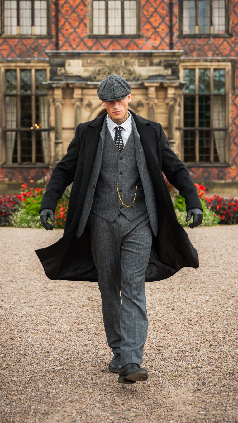 Tommy – Manteau long en laine homme style British