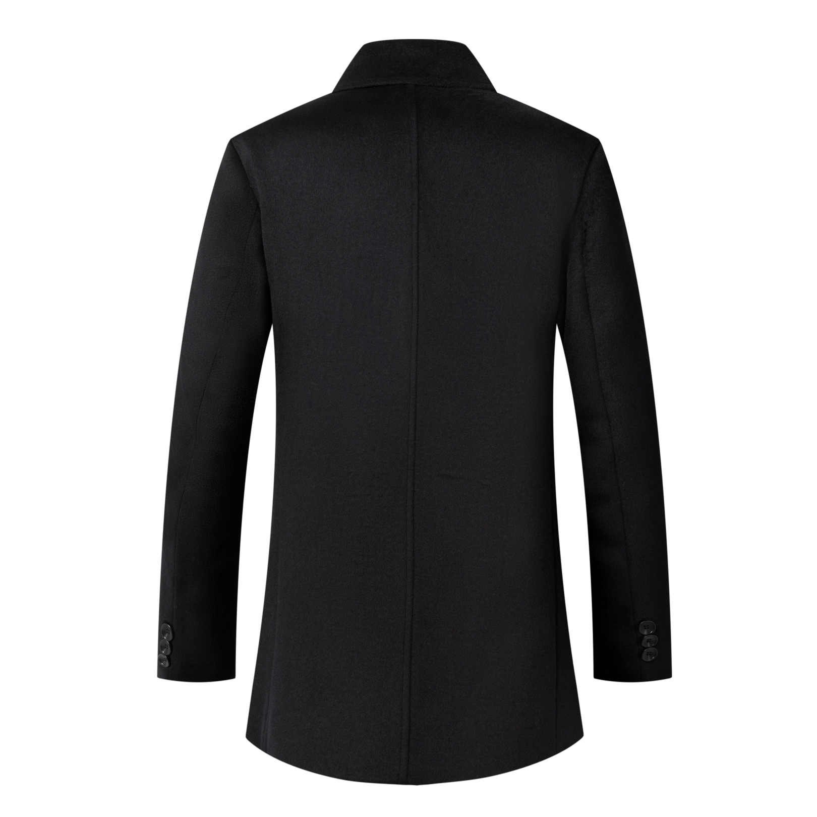 Shelby – Manteau long en laine homme, doublure rouge
