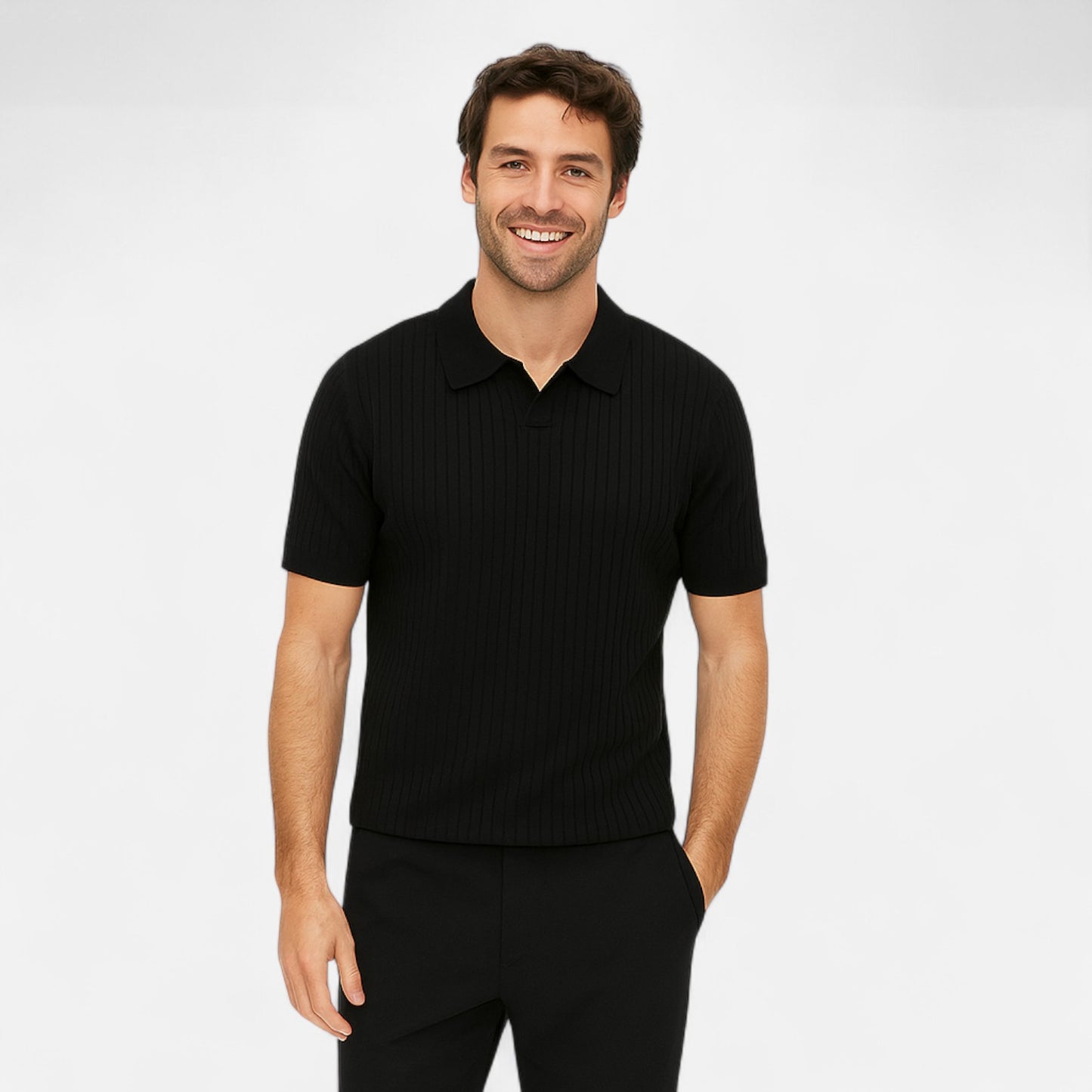 Viventi | Pull en Maille de Soie Rayée – Texture Luxueuse, Style Distinctif