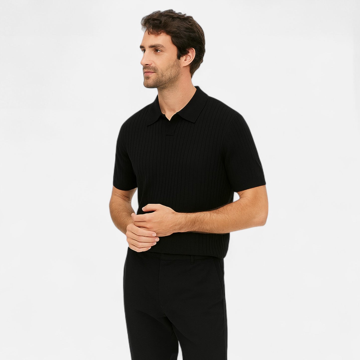 Viventi | Pull en Maille de Soie Rayée – Texture Luxueuse, Style Distinctif