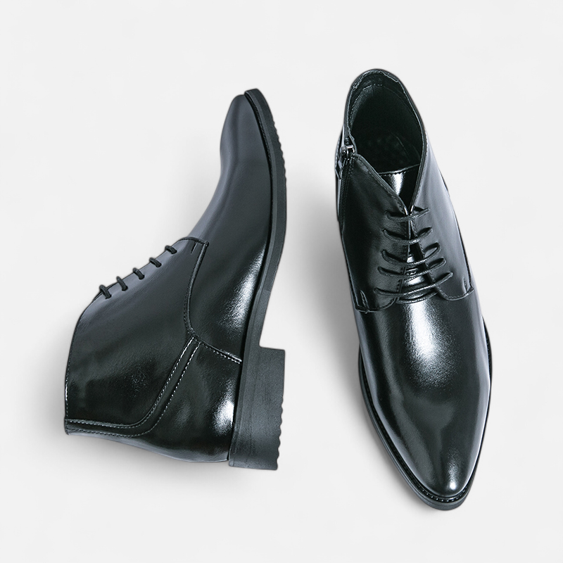 Chaussures Hautes en Cuir pour Homme – Douceur, Confort et Élégance Intemporelle