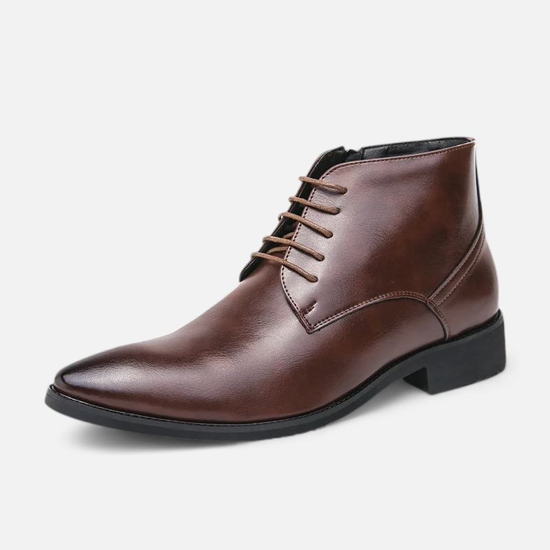 Chaussures Hautes en Cuir pour Homme – Douceur, Confort et Élégance Intemporelle