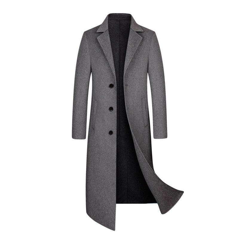 Tommy – Manteau long en laine homme style British