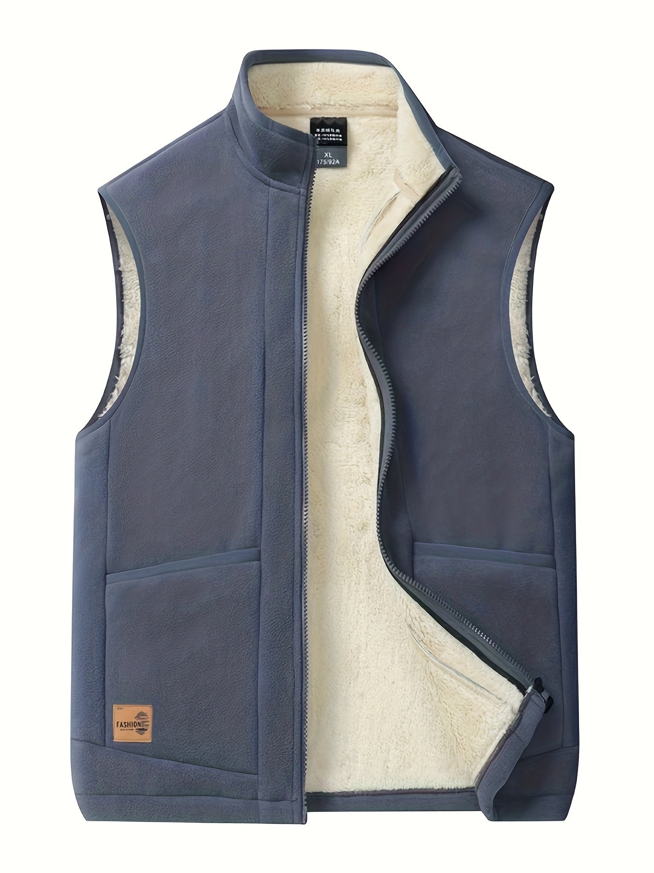 David – Gilet sans manches doublé polaire homme