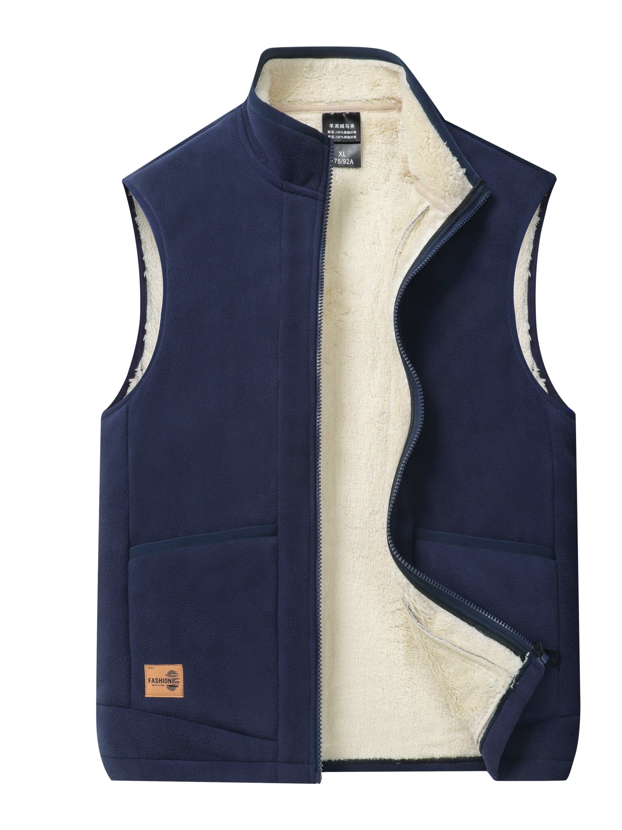 David – Gilet sans manches doublé polaire homme
