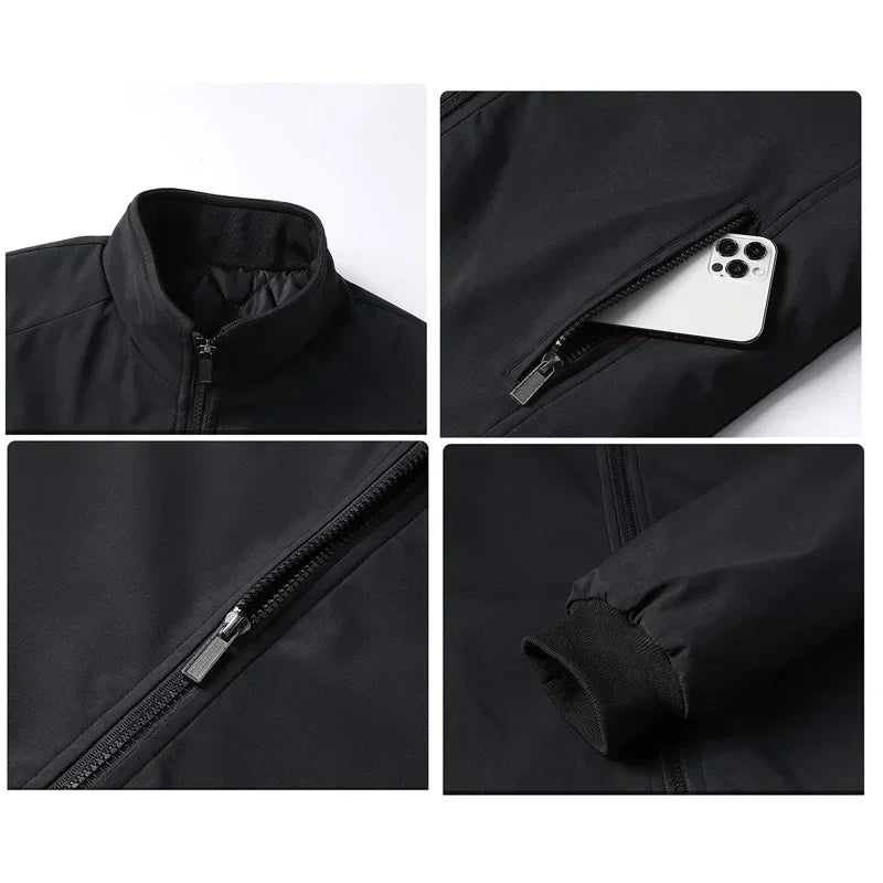 Veste imperméable légère col montant Homme