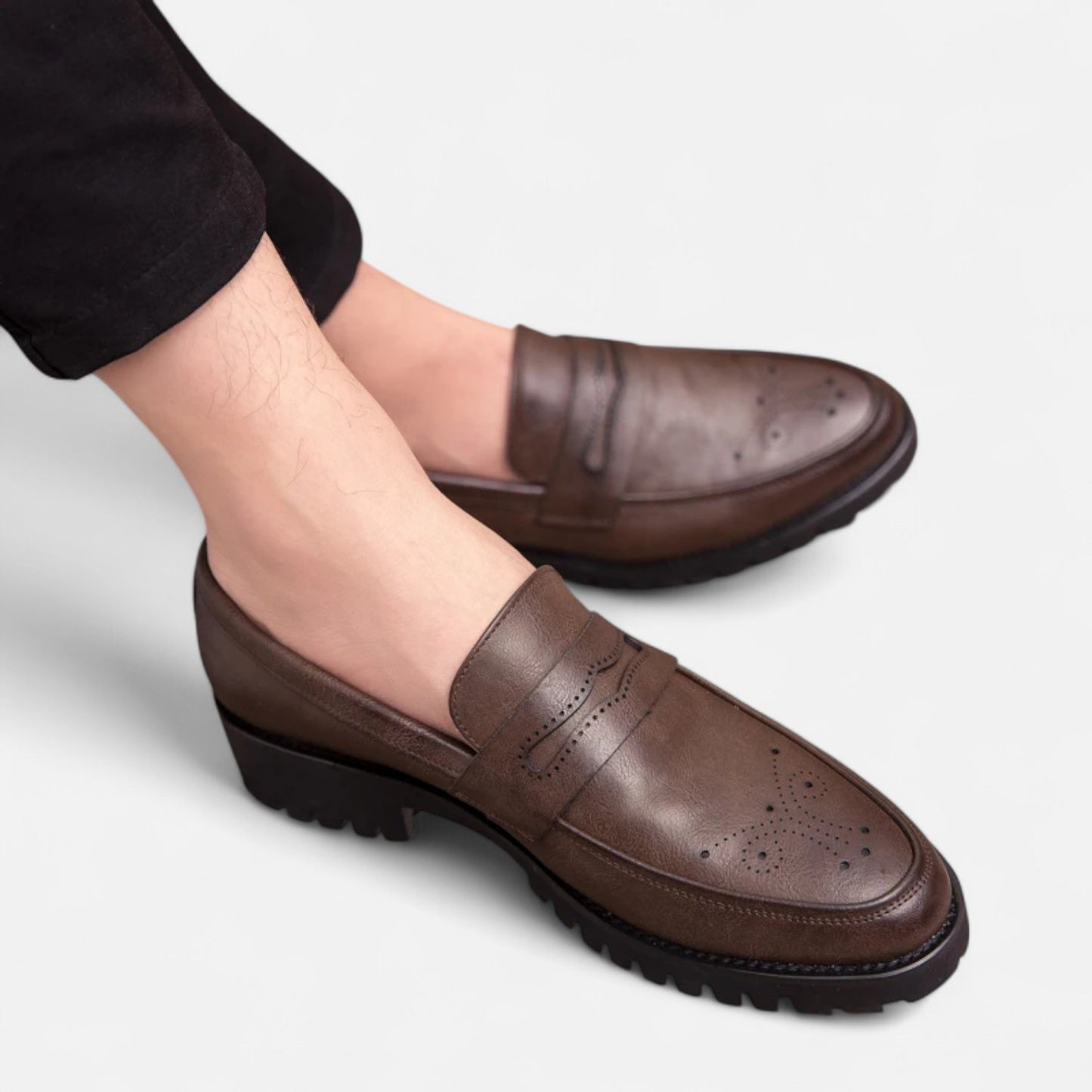 Richelieus Classiques en Cuir Façon Crocodile pour Homme – Prestige Texturé, Élégance Intemporelle