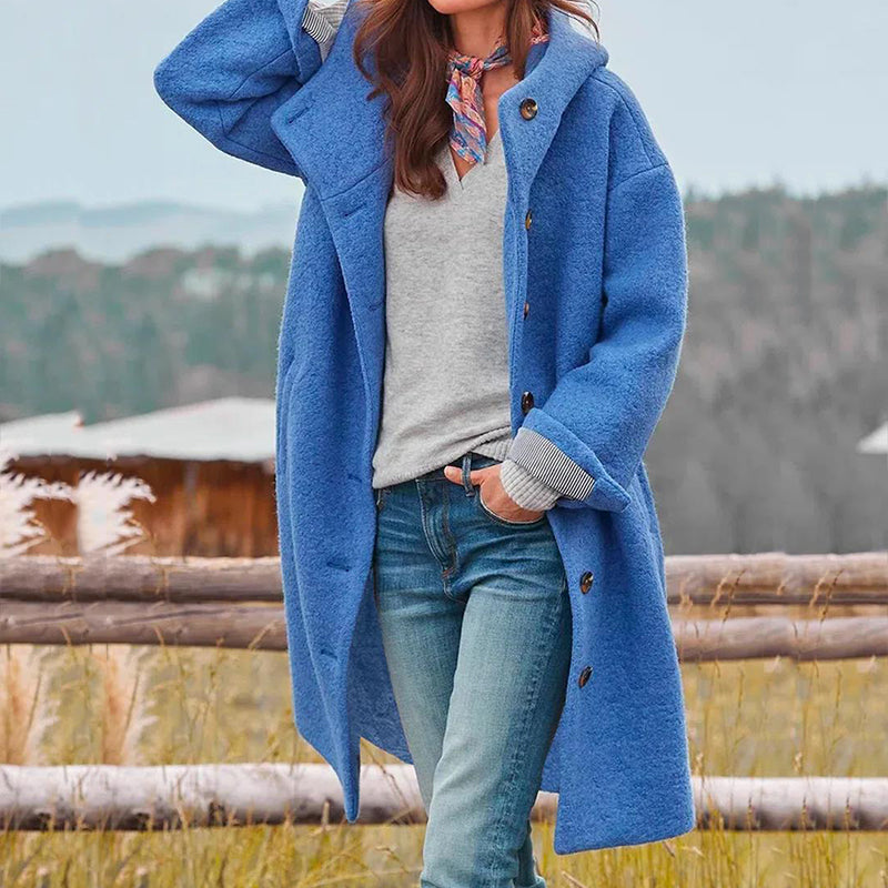 Manteau coupe-vent léger à capuche femme
