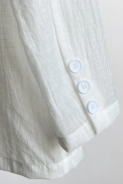 Blazer ligero con apariencia de lino