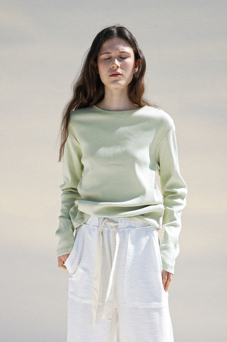 Classic Round Neck Knit Top