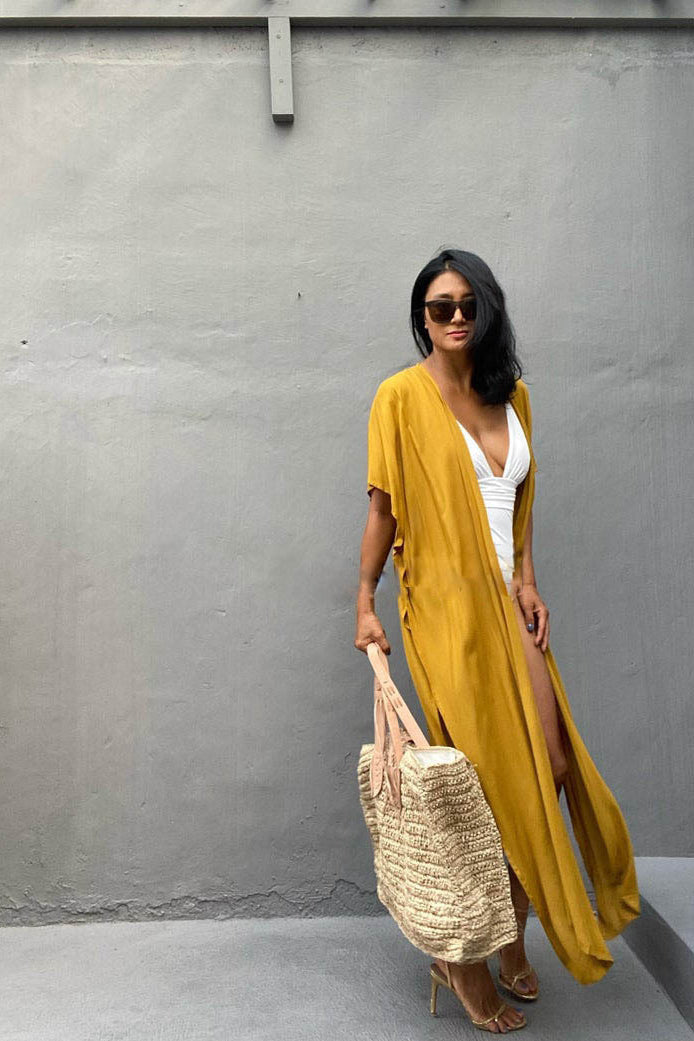 Flowy Mesh Bikini Cover Up