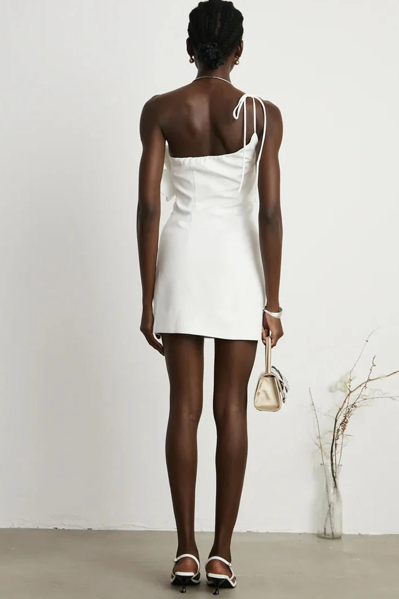 Patchwork-Applikationskleid im Bohème-Stil