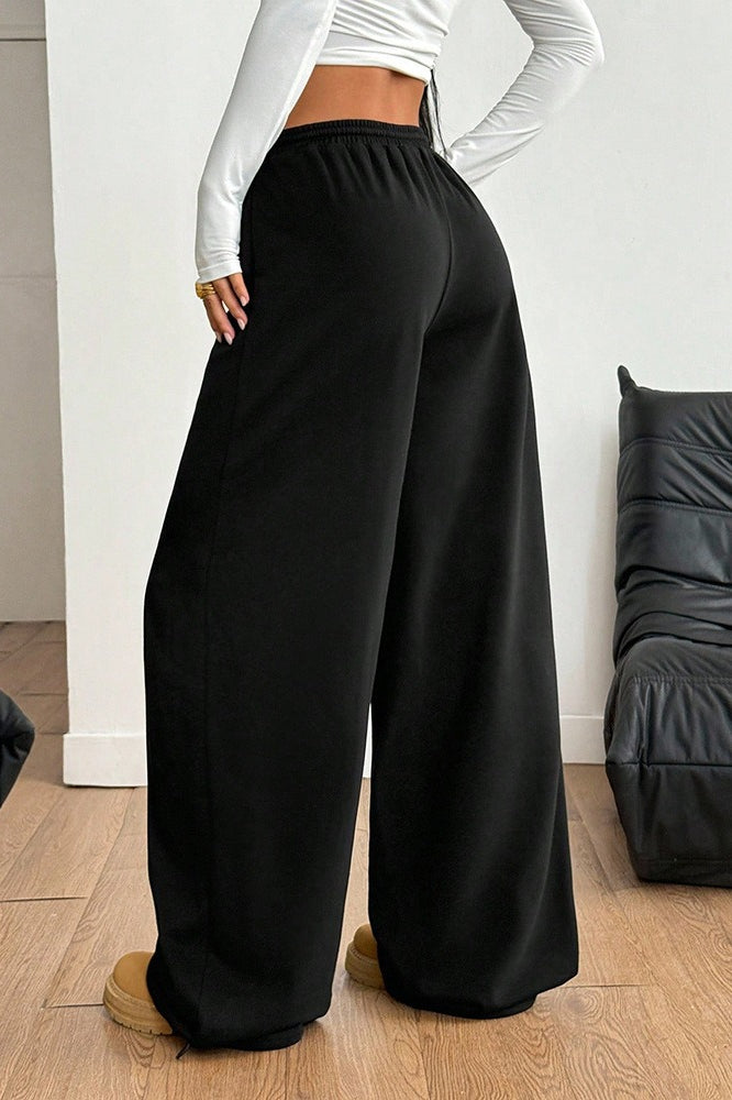 Hip-Hop-Grafikdruck Weite Freizeit-Hose