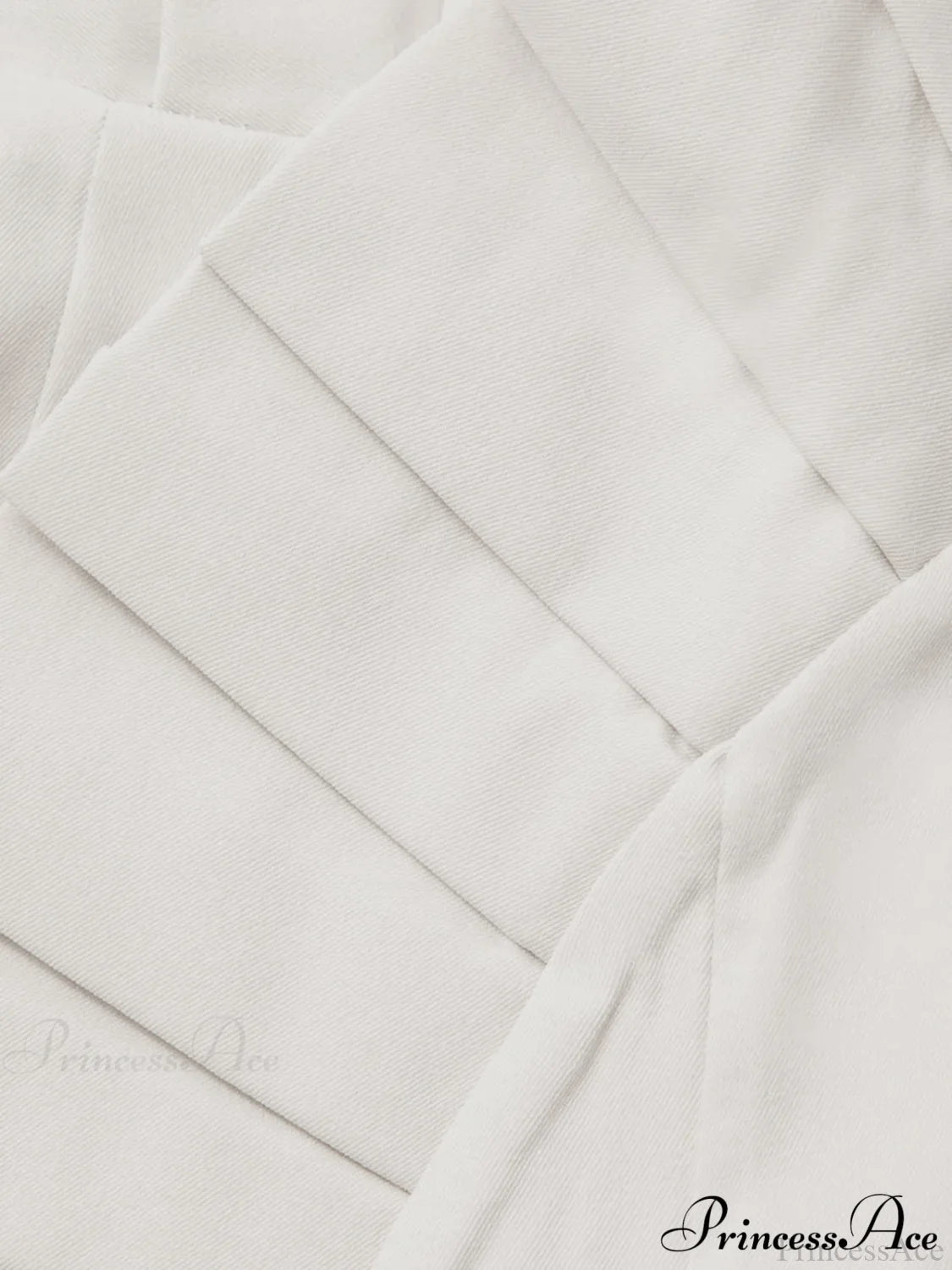 Asymmetric Pleated Graceful Zip Shorts